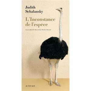 L’INCONSTANCE DE L’ESPECE – Judith Schalansky