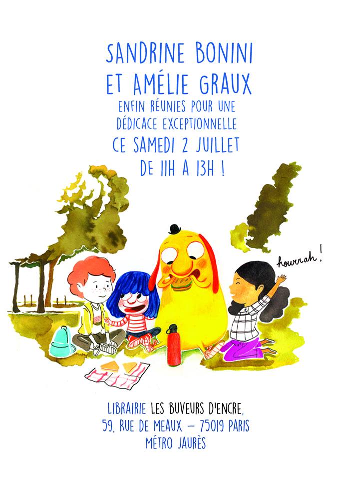 02/07 DEDICACE DE SANDRINE BONINI ET AMELIE GRAUX