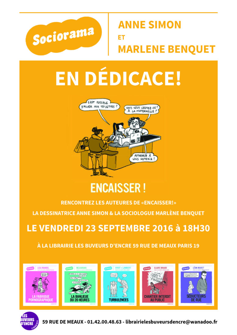 Vendredi 23/09 Rencontre Sociorama : BD & sociologie