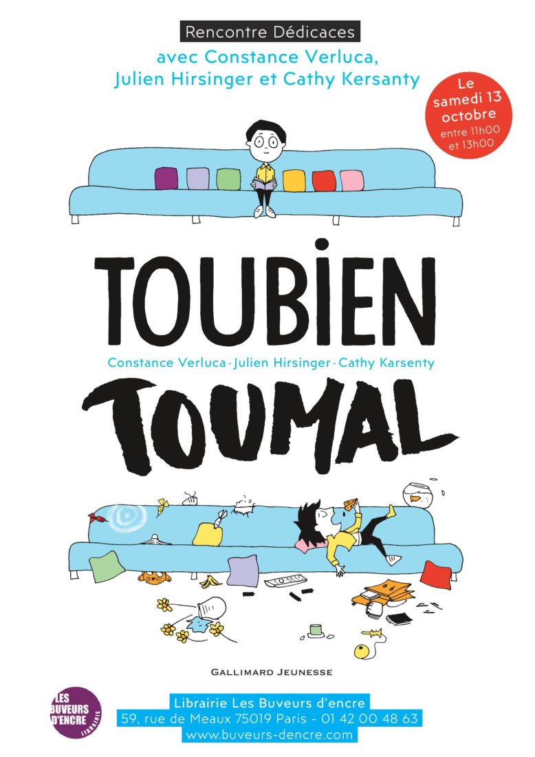 SAMEDI 13/10 DÉDICACE TOUBIEN TOUMAL