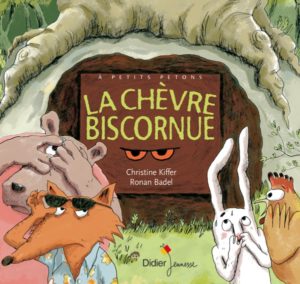 Un lapin très fatigué rentre dans son terrier pour y découvrir, horrifié, une chèvre coriace et biscornue. Aucun de ses amis n'arrive à faire sortir la chèvre entêtée! Facile à lire avec les tout-petits! Une histoire pour rire et avoir peur, particulièrement racontée dans les pays de l'Est.