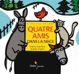 Une nuit froide de Noël, un fermier affamé, quatre animaux en fuite, une mamie en quête de compagnie... Un joli conte pour les petits à partir de deux ans dans la lignée des musiciens de Brême.