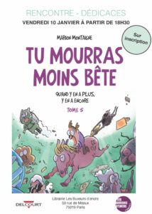 Vendredi 10/01 MARION MONTAIGNE EN DEDICACE