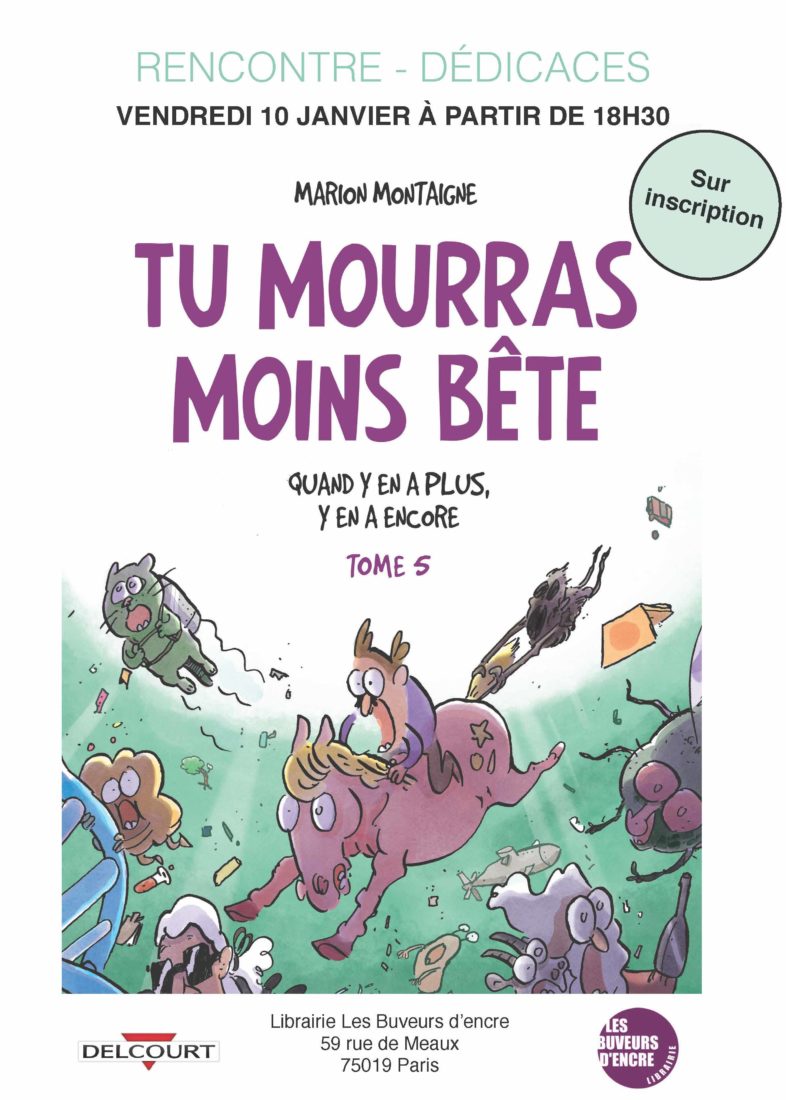 Lire la suite à propos de l’article Vendredi 10/01 MARION MONTAIGNE EN DEDICACE