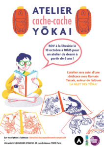 Samedi 10/10 Un atelier créatif pour dessiner des Yokaï