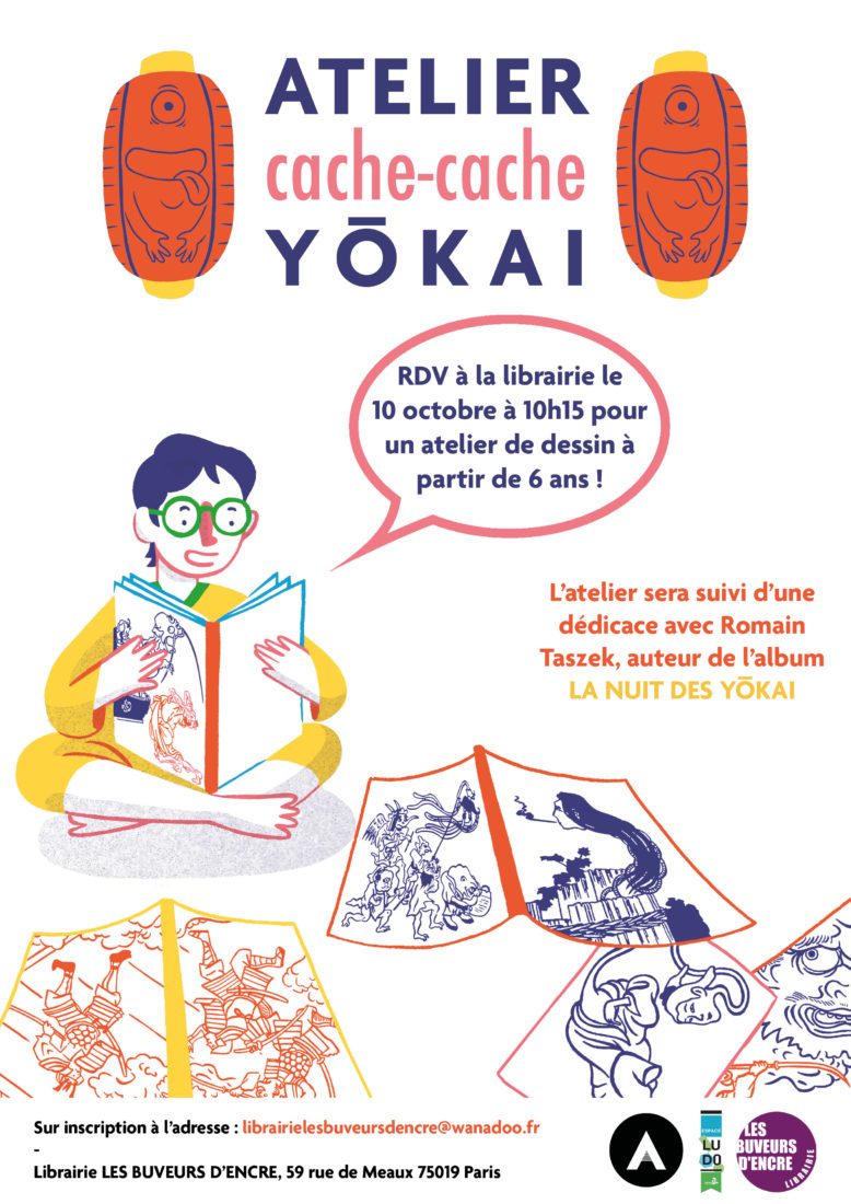 Lire la suite à propos de l’article Samedi 10/10 Un atelier créatif pour dessiner des Yokaï