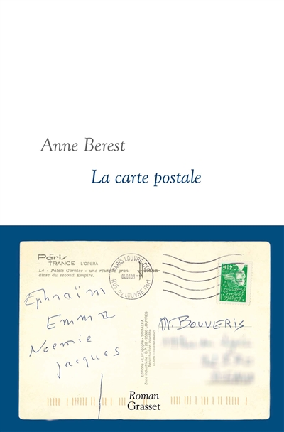 Lire la suite à propos de l’article LA CARTE POSTALE – Anne Berest