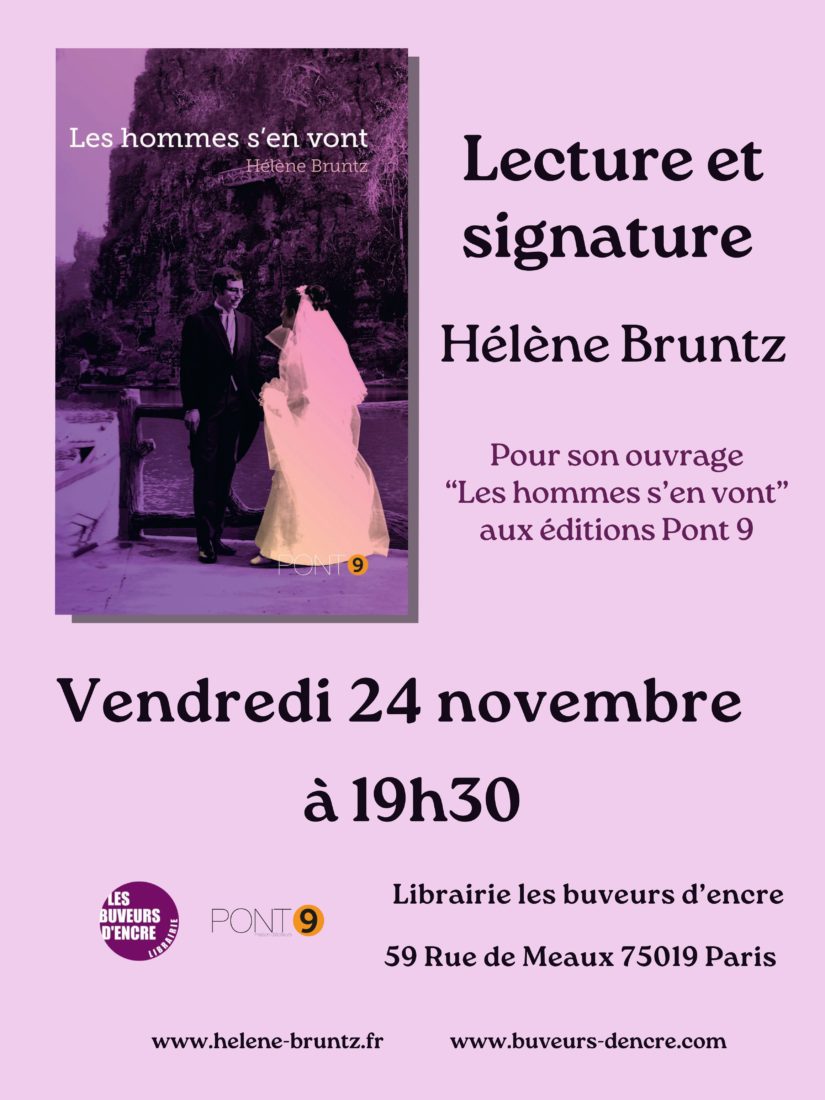 Lire la suite à propos de l’article DEDICACE Les hommes s’en vont – Hélène BRUNTZ