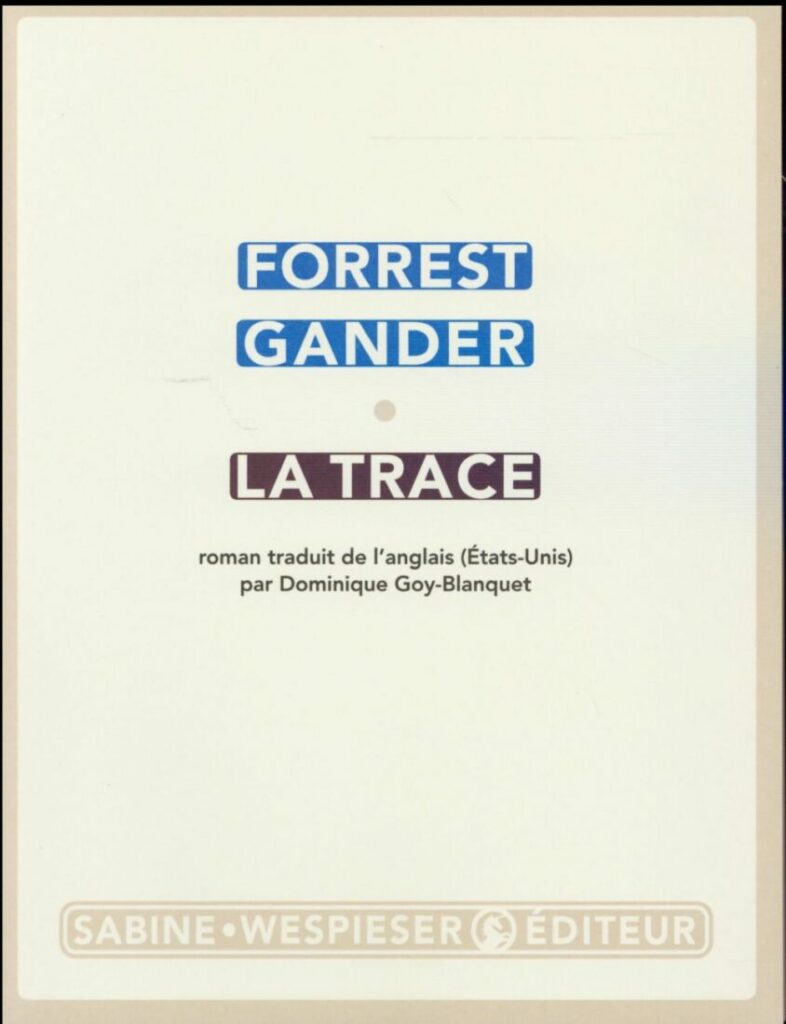 Editions Sabine Wespieser - 22 €